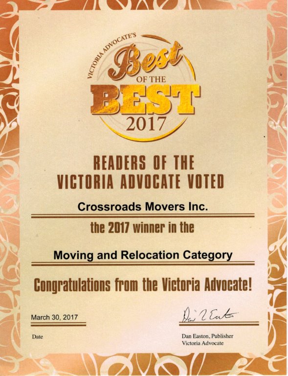 Crossroads Movers Inc Victoria Tx